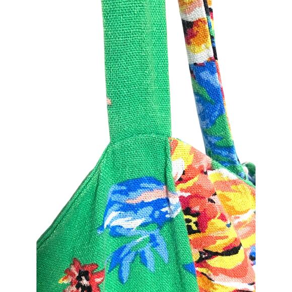 Forever 21+ Green Floral Sundress Adjustable Straps Smocked Womens Plus 0X - Picture 4 of 6